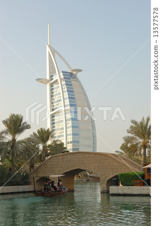 The worlds first seven stars luxury hotel Burj Al Arab "Tower of the Arabs" 13577578