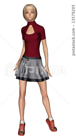 Model women who pose 13579205