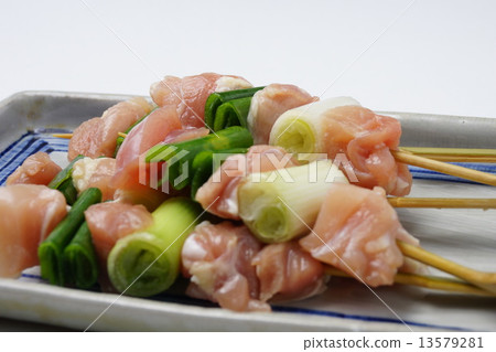 Yakitori food ingredients 13579281