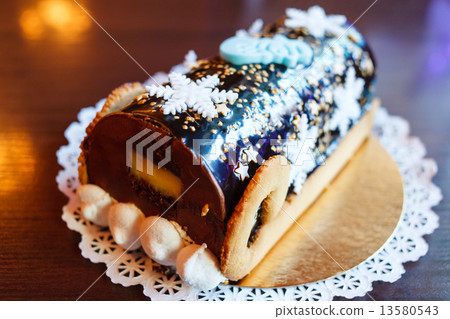 christmas chocolate yule log 13580543