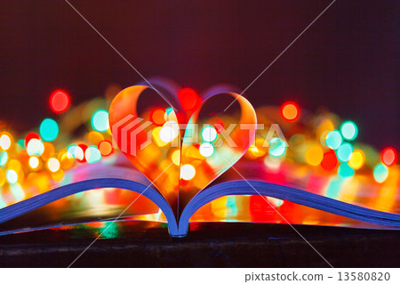 heart from book pages 13580820