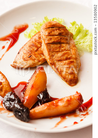 chicken breast with potatoes chicken breast with potatoes 13580902