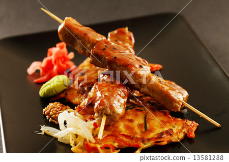 grilled beef skewers grilled beef skewers 13581288