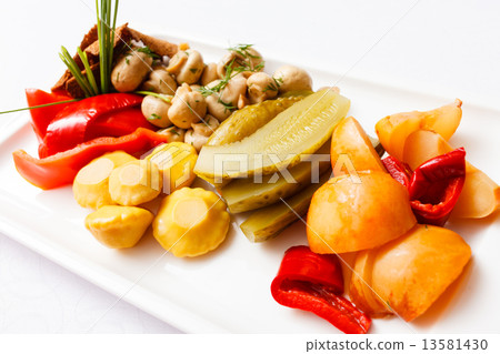 plate of pickles plate of pickles 13581430