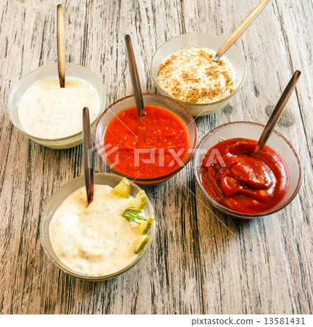 different sauces 13581431