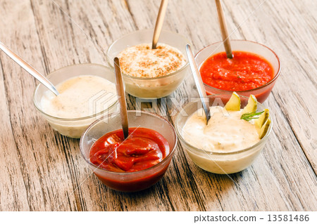 different sauces different sauces 13581486