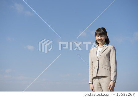 Blue Sky and Female 13582267