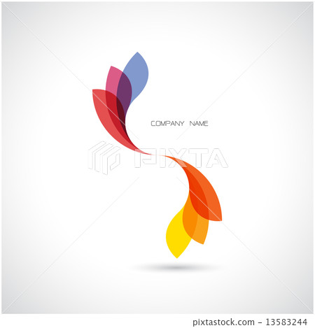 Creative abstract vector logo design template - Stock Illustration ...