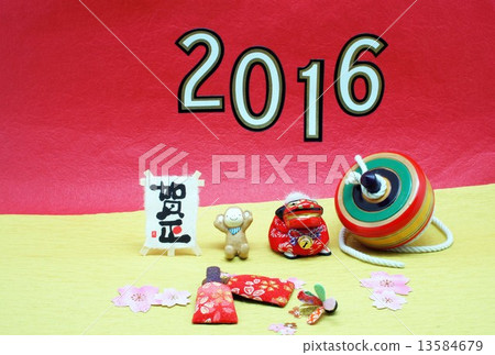New Year's card material New Year's card material 13584679