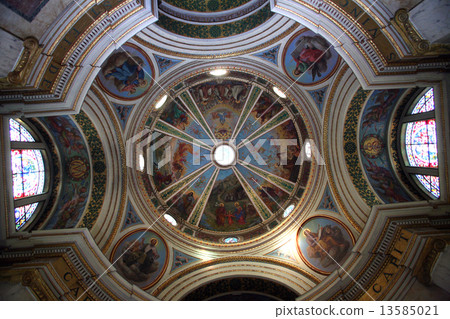 Dome of the The Church Stella Maris, mountain Karmel, Haifa, Israel Dome of the The Church Stella Maris, mountain Karmel, Haifa, Israel 13585021