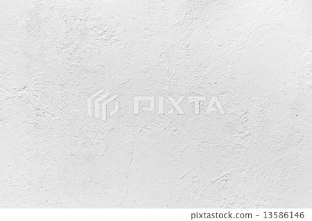 White concrete wall with plaster. Background texture 13586146
