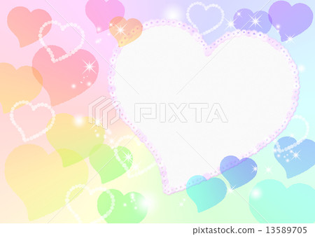 Heart frame _ other color equipped - Stock Illustration [13589705] - PIXTA