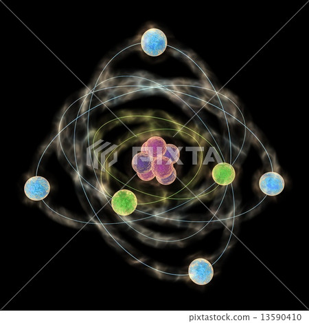 Planetary model of atom 13590410
