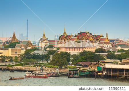 Grand Palace of Bangkok, Thailand. 13590811