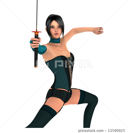 Female swordsman Female swordsman 13590925
