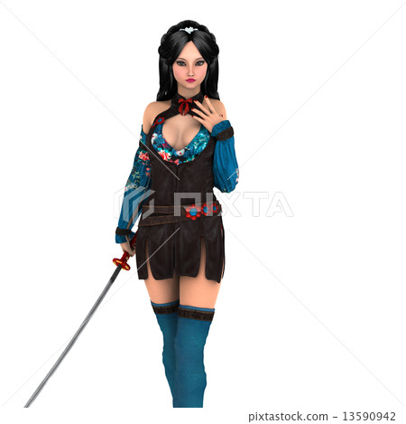 Female swordsman Female swordsman 13590942
