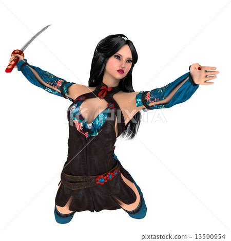 Female swordsman Female swordsman 13590954