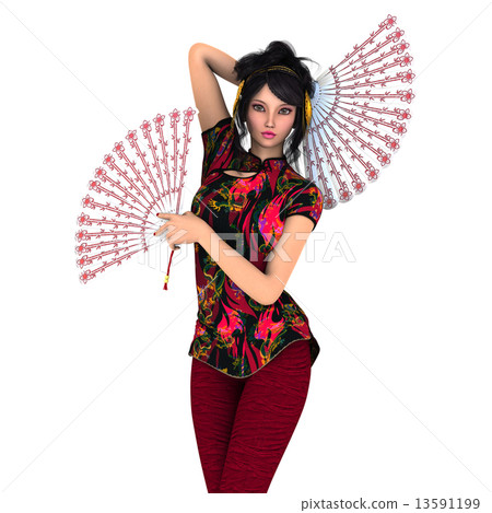 一個為粉絲跳舞的女人 一個為粉絲跳舞的女人 13591199