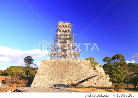 在兵庫縣Tadashi Takeshi週的12月Ako城堡·Tensouchi（幻影城堡塔版） 13592203