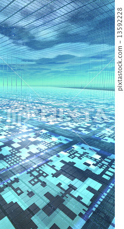 藍色高科技形象 13592228