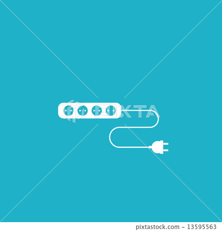 Wire, socket and electric plug vector design Wire, socket and electric plug vector design 13595563