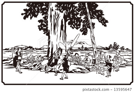 Utagawa Hiroshige Kiso Highway 69th Frame·伏見的插圖 Utagawa Hiroshige Kiso Highway 69th Frame·伏見的插圖 13595647