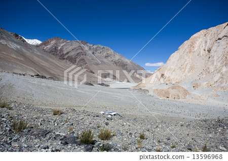 Beautiful landscape near Pangong lake, ladakh 13596968
