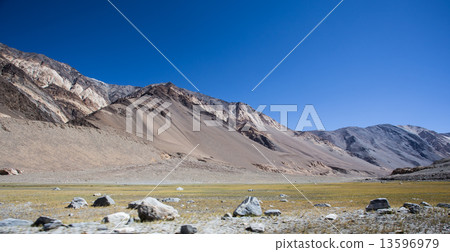 Beautiful landscape near Pangong lake, ladakh Beautiful landscape near Pangong lake, ladakh 13596979