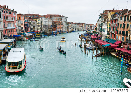 Venice, View from Rialto Bridge. 13597295