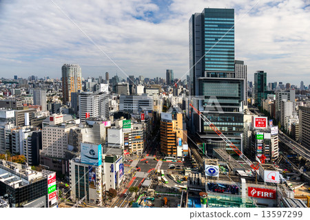Tokyo skyline, Japan. 13597299