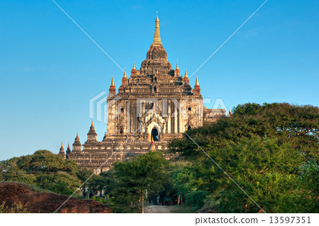 Bagan at Sunset, Myanmar. 13597351