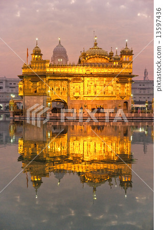 Golden Temple in Amritsar, Punjab, India. Golden Temple in Amritsar, Punjab, India. 13597436