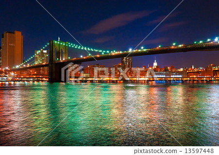 Brooklyn bridge, New York City. Brooklyn bridge, New York City. 13597448