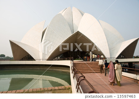 Bahai Temple, New Delhi, India. 13597463