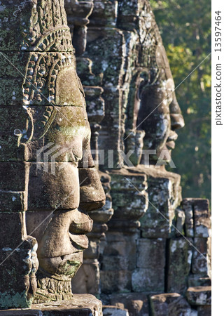Bayon faces. 13597464