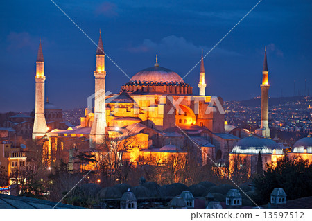Hagia Sophia mosque, Istanbul, Turkey. 13597512