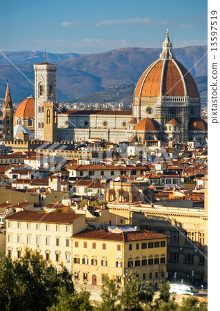 Florence, Duomo and Giotto's Campanile. 13597519