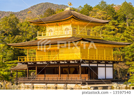 Kinkakuji (Golden Pavilion), Kyoto, Japan. Kinkakuji (Golden Pavilion), Kyoto, Japan. 13597540