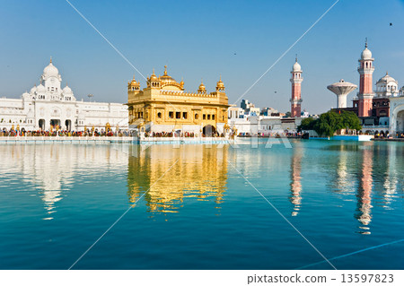 Golden Temple in Amritsar, Punjab, India. 13597823