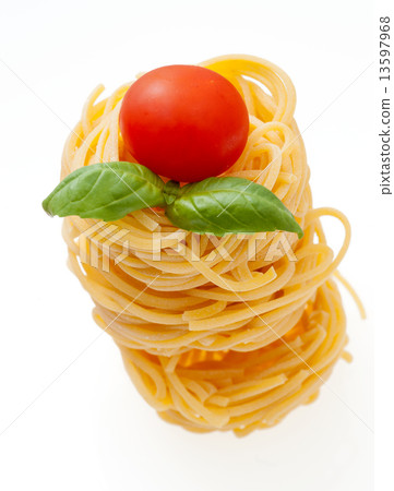 Collection of Italian Pasta isolated on white. 13597968