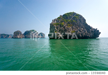 Halong Bay, Vietnam. Unesco World Heritage Site. Halong Bay, Vietnam. Unesco World Heritage Site. 13598040