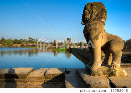 Angkor Wat at sunset, cambodia. Angkor Wat at sunset, cambodia. 13598048