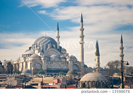 S_leymaniye Mosque , Istanbul, Turkey. 13598078