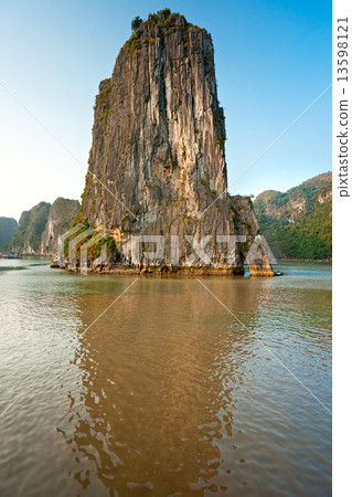 Halong Bay, Vietnam. Unesco World Heritage Site. 13598121