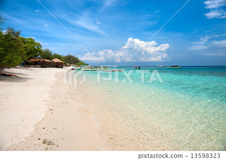 Beautiful sea at Gili Meno, Indonesia. 13598323
