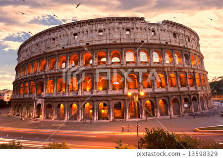 The Majestic Coliseum, Rome, Italy. 13598329