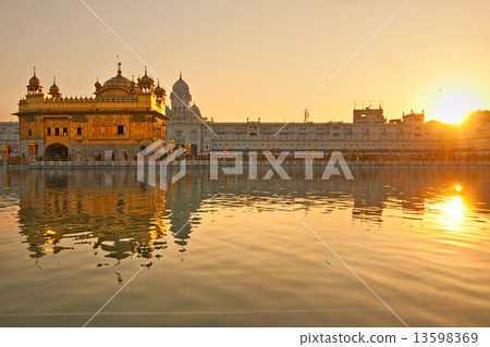 Golden Temple in Amritsar, Punjab, India. Golden Temple in Amritsar, Punjab, India. 13598369
