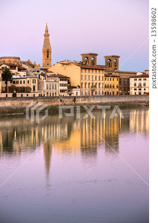 Florence, View from the Arno's river 13598602