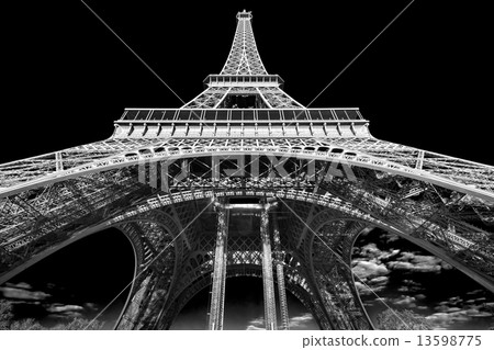 Eiffel tower at sunrise, Paris. 13598775