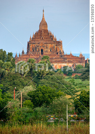 Bagan at Sunset, Myanmar. Bagan at Sunset, Myanmar. 13598850